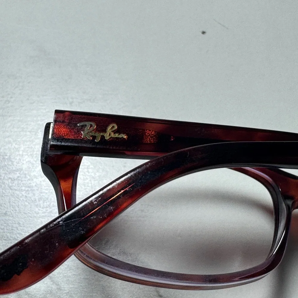 Ray-Ban RB 5187 2442 Tortoise Rectangular Eyeglasses Frames 50-16-140